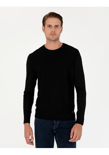 Pierre Cardin Erkek Siyah Kazak /triko 50296455-vr046 Siyah