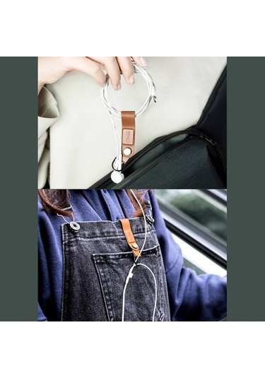 Willowhaven Türkçe Mec Manyetik Kulaklık Kablosu Düzenleyici, Kahverengi Taşınabilir Tutucu, Kablo Organizatör Xxl