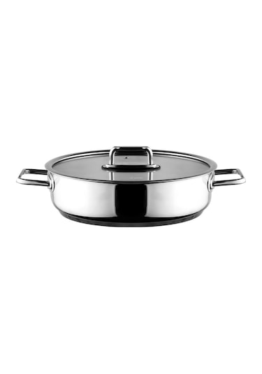 Aryıldız Colombus Metal Kulp Cam Kapak Basık Tencere - 26 Cm