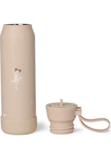Citron 3 Katmanlı Paslanmaz Çelik Termos Seti 350 Ml - Ballerina Pembe