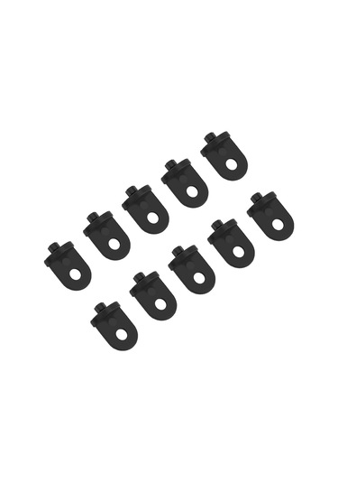 Ximistore9 50 Adet Siyah Plastik Seracılık Kanca - Sarma Bitkileri Ve Saksılar İçin Güçlü Ve Dayanıklı Montaj