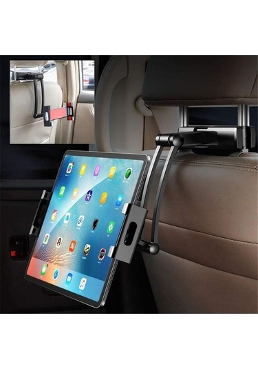 Pazly Evrensel 360 Derece Dönen Araç Arkası Koltuk Tutucu Montaj Braketi - Qb -