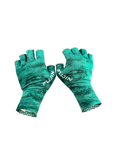 Fujin Pro Angler Summer Gloves Green L/xl Yeşil