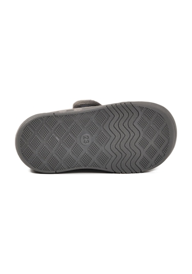 Ayakmod Gri Süet Cırtlı Bebek Panduf Ba&ba 058989 B Gri