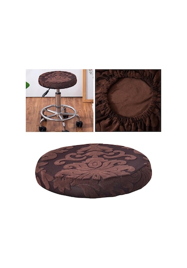 Suntek Tabure Örtüsü Yuvarlak Bar Cafe Taburesi Koltuk