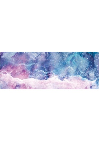 Ebitda 300x800x3mm Ebru Kauçuk Fare Altlığı - Cool Yıldızlı Gökyüzü - Ofis, Çalışma Ve Oyun İçin Mükemmel Serin Yıldızlı Gökyüzü Mermeri