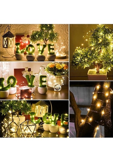 Novahub Mavi Güneş Dize Işıklar, 5m50leds, 8 Modlu Peri Işıklar, Bakır Tel, Noel Dekor, Düğün, Ev, Parti, Bahçe İçin Mavi