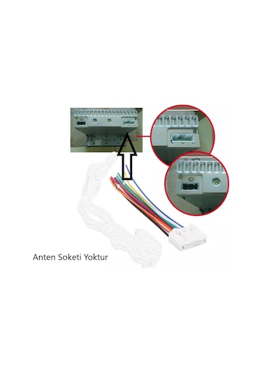 Nissan Teyp Soketi Teyp Erkek Soketi