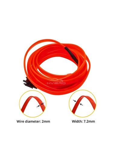 Sıcak Satış 1/2/3/5m Araba Iç Aydınlatma Led Kapı Şeritleri Dekorasyon Çelenk Teli Yellow-usb 3m 1 Piece Set