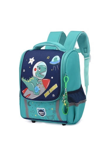 Anaokulu Çocukları İçin Sevimli Karikatür Sırt Çantası Göl Mavisi S