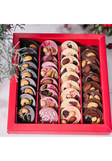 Yuvarlak Kuruyemişli Çikolata