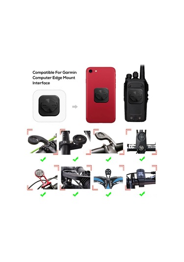 Xiyyadms Bisiklet Telefon Tutucu, Direk Önü Monte Edilebilir, Siyah Plastik Malzeme, Kolay Yürüyüş İçin Tasarlanmış