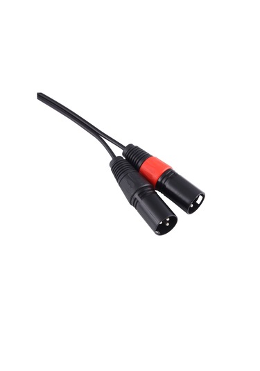 30cm Metal Kafa 3.5mm Erkek - 3 Pin Xlr Top Erkek Ses Konektörü Adaptör Kablosu