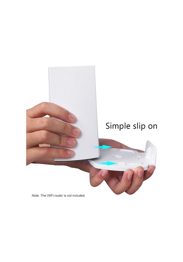 Dianziye Linksys Velop Dual-band Wifi İçin Beyaz Abs İç Mekan Braketi - Tekli Paket Df1010 Beyaz