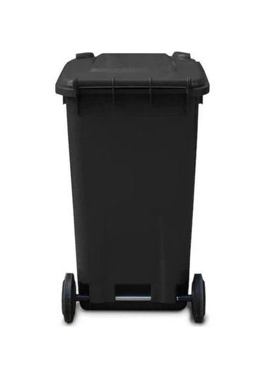 Siyah Plastik Çöp Konteyneri 240 Litre Konteyner - A+ Isıya Karşı Siyah