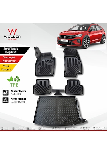 Volkswagen Taigo Paspas Bagaj Havuzu Set 2022 Sonrası 3d Ultraflex Set