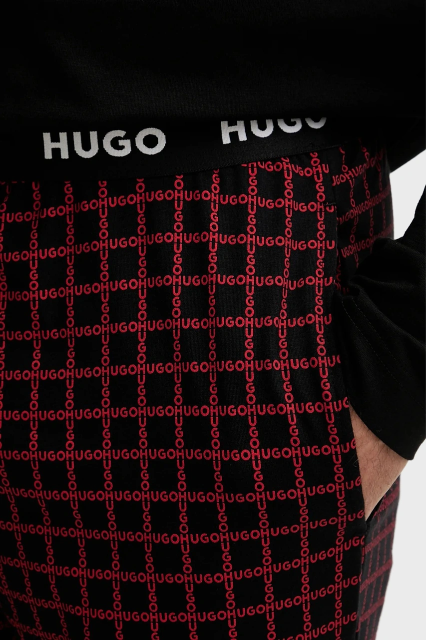 Hugo Erkek Pijama Takımı 50550098 961 Siyah Siyah
