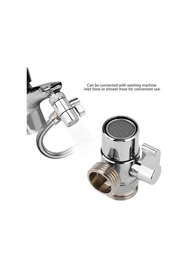 Bosphorusboutique02 Lebıhmurah Bf144 Srıwen 2020 Pirinç 3 Yollu Yön Vanası Mutfak Bide Banyo Havzası Musluk Yedek Parça Gümüş Gümüş