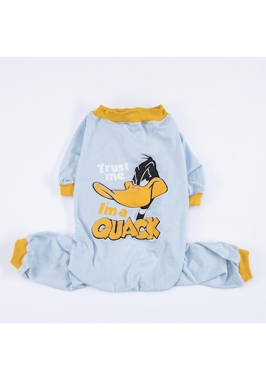 Pettrend Daffy Duck Kedi Köpek Kıyafeti Penye Tulum