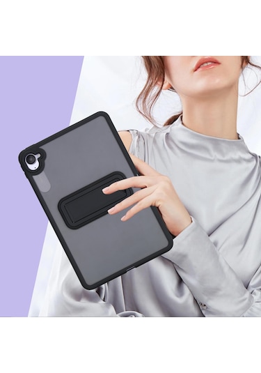 Xiaomi Pad Mini Kılıf Ve Ayaklı Tpu + Pc Skin-touch Tablet Kılıfı - Siyah Tablet Kılıfı