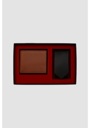 Ds Damat Taba Cüzdan Kartlik Kutulu Aksesuar Setleri 4hc11ortset09 Taba