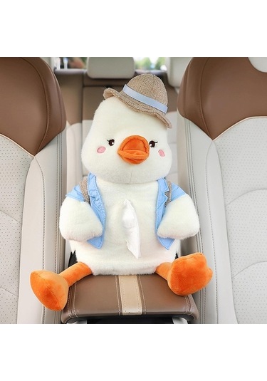 Createtech Tutucu Suntek Ördek Magideal Kutu Çöp Can Araba Karikatür Doku Çok Renkli