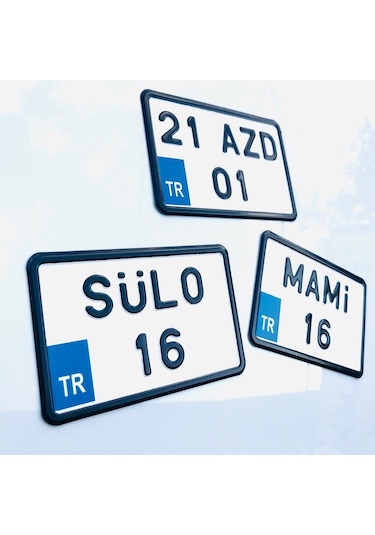 Dekor Plaka.Bisiklet Plakası.Kare Plaka.Motor Plakası 552558335