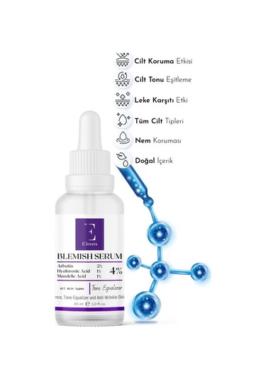 E'lovers Blemish Leke Karşıtı Cilt Tonu Eşitleyici Serum 30 ML
