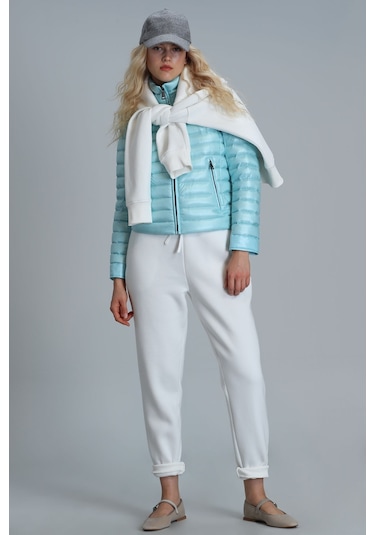 Lufian Mary Kaztüyü Kadin Mont Açik Mavi Açık Mavi 122120022100320 Açık Mavi