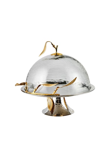 Jumbo Leaf Cam Fanuslu Pastalık Çelik