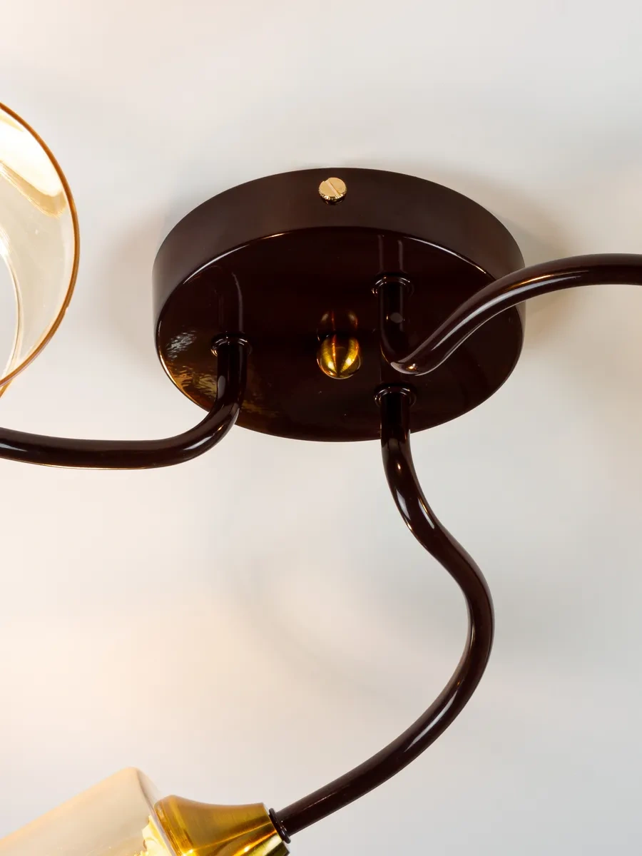 Awecon Tavan Avizesi Caramel 3xe27x60w 279372574 Wenge