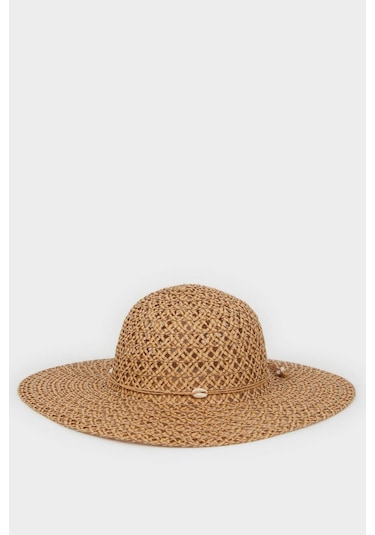 DeFacto Kadın Hasır Şapka M8811AZ25SMBG189 Bej