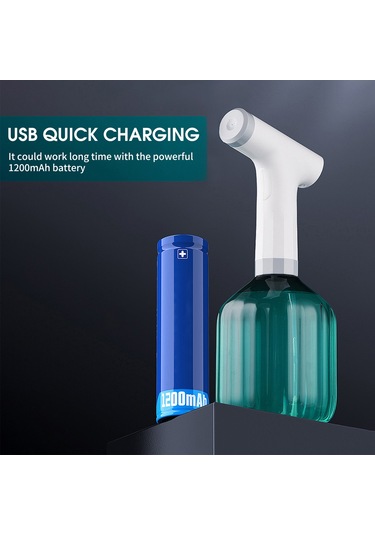 Skycity 900ml Kahverengi Akıllı Zamanlayıcı Elektrikli Sulama Sprayı - Usb Şarjlı, 2 Mod Su Şekli/toz , Görünür Poşet, 1200mah Batarya