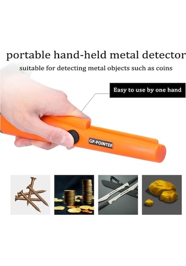 Besthome1 Taşınabilir Metal Dedektörü - El Tipi, 30-50mm Menzili, Madeni Para Bulucu