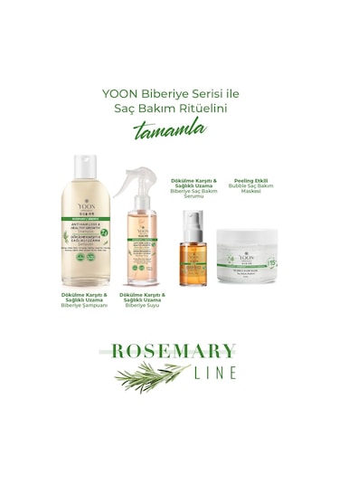 Yoon E Vitamin & Peeling Etkili Biberiye Saç Maskesi 2 x 250 ML