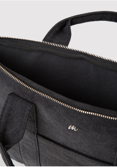 Mavi - Antrasit Denim Laptop Çantası 1913826-88035