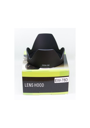Canon EF 18-200 28-200 MM f-3.5-5.6IS USM Lens için EW-78D Parasoley