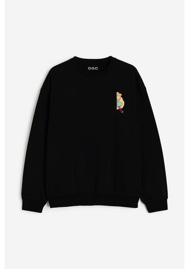 Ogc Marco & Star Kombin Sweatshirt Siyah