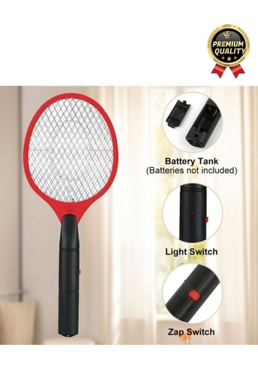 Premium Uv Işıklı Şarjlı Elektrikli Sinek Sivrisinek Böcek Ve Haşere Kovucu Öldürücü Avlama Raketi