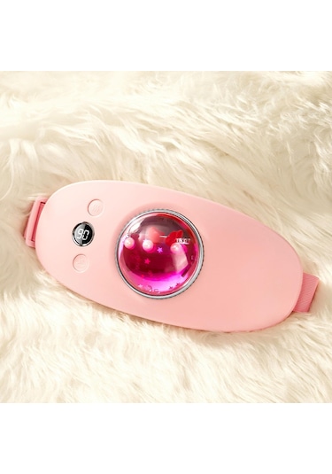 Suntek 3 Isıtma Seviyesi Ile Adet Pedi Taşınabilir Pembe