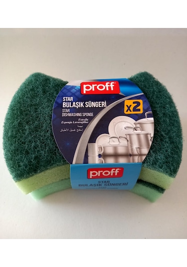 Proff Star Bulaşık Süngeri 2'li