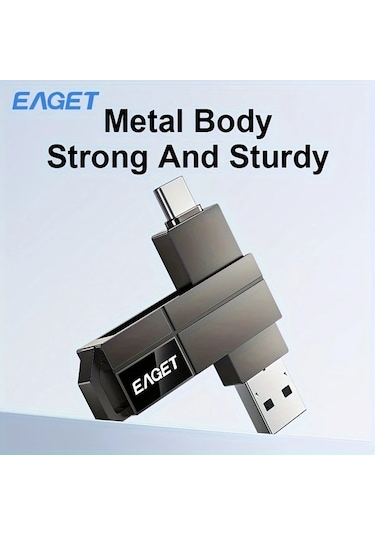 Motion003 Eaget Cf33 Usb3 2 Flash Bellek 256gb Tip C Ve Usb 3 2 120mb S İphone Uyumlu Android Mac