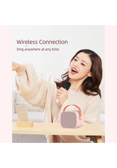 Reedark P2 Modeli Bluetooth Hoparlör - Tek Mikrofonlu Kablosuz Müzik Ve Kırtasiye Sistemi Beyaz