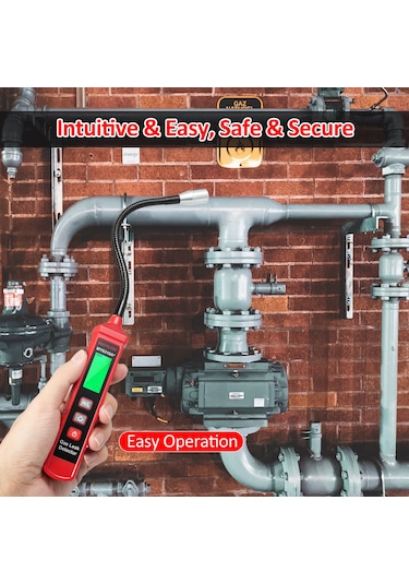 Lemestar "profesyonel Gaz Kaçak Dedektörü - Doğalgaz, Propan Ve Metan Tespiti İçin Hızlı Ve Güvenilir"