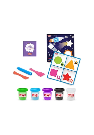 Let's 9 Parça Oyun Hamuru Eğlenceli Şekiller Seti (l9010)