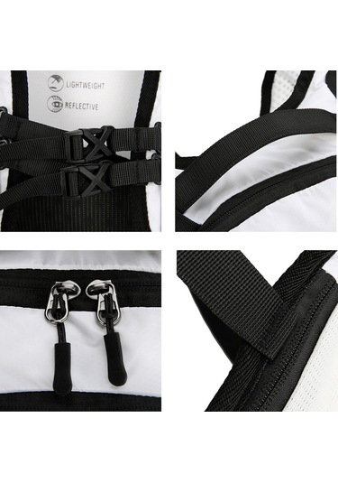 Jeehugo Siyah Su Torbalı Yüksek Kapasiteli Spor Sırt Çantası - Su Geçirmez, Yürüyüş, Bisiklet, Maraton İçin Çok Fonksiyonlu Çok Renkli