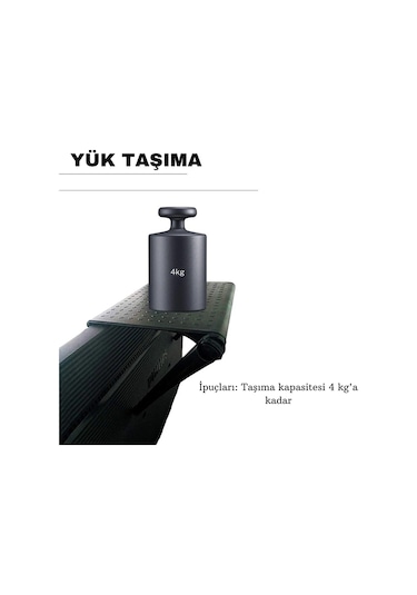 Techtic Monitor Tv Üstü Raf Portatif Katlanır Düzenleyici