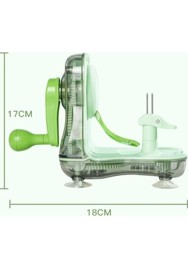 Ulzyvf Yeşil Soyucu Seti Meyve Bölme Wm Yeşil