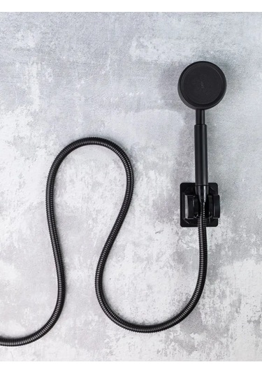 Homeben Duş Başlığı Hortumlu Siyah Metal 91640783 Siyah Mat