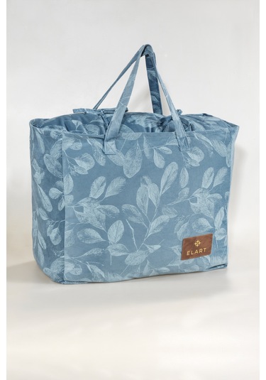 Elart Stella Comfort Uyku Seti Yatak Örtüsü Çift Kişilik 3 Parça 220x240 Cm Mavi Mavi